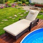 DBA Polstr / podsedák s polštářem na zahradní lehátko