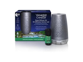 YANKEE CANDLE Sleep Difuzér Silver Kit pro klidný spánek