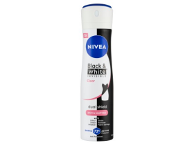 Nivea Black & White Invisible Clear Sprej antiperspirant 150 ml