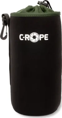 C-ROPE V2 černá, velikost XL / Fotopouzdro / Neopren / 25 × 12 cm / s karabinou (CRP-LNB-XL-BLK-2)