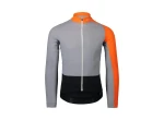 POC Essential Road Mid pánský dres dlouhý rukáv Granite Grey/Zink Orange vel. M