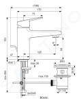 IDEAL STANDARD - CeraPlan Umyvadlová baterie Grande s výpustí, chrom BD232AA