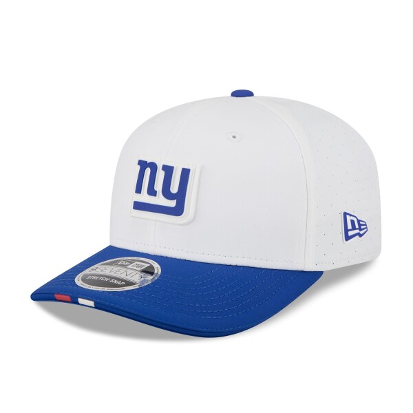New Era Pánská kšiltovka New York Giants NFL 2025 Training Camp 9SEVENTY Stretch-Snap OTC White