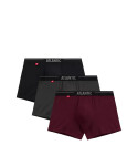 Boxerky Atlantic 3MH-011/25 A'3 S-2XL fialovo-černo-khaki XL
