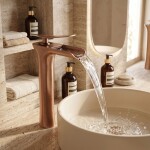 REA - Umyvadlová baterie Laguna Brush Copper vysoká REA-B8121