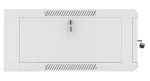 Nástěnný rozvaděč 19" 4U 600 mm šedý / Rozvaděč / 19" / 4U / 600 mm / skleněné dveře (WAFA-5604-10S)