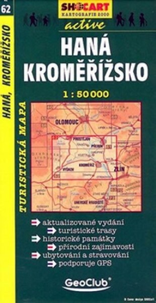 Haná, Kroměřížsko 1:50 000