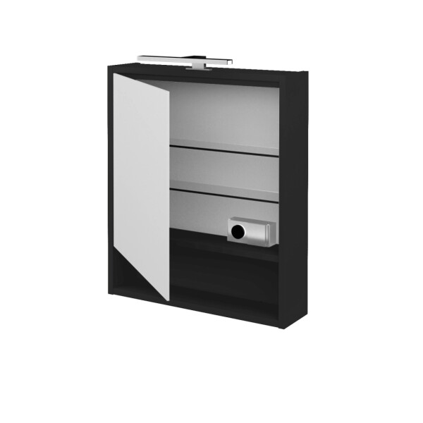 Dřevojas - Jednodveřová galerka FOCUS GAOE 60 - N03 Graphite / Levé 283360