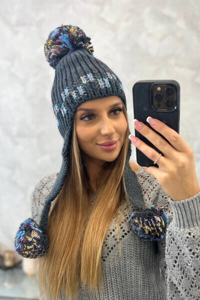 Dámské ušanky Nadia K321 graphite UNI