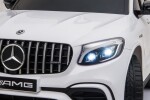 Mamido Dětské elektrické autíčko Mercedes Benz GLC 63S 4x4 bílé