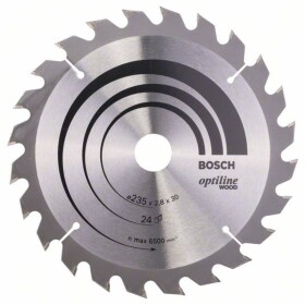 BOSCH Pilový kotouč Optiline Wood 235 30/25 2,8 mm, 24