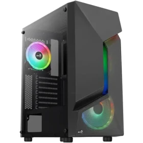 Aerocool Scape-G-BK-v3 ARGB černá / ATX / 2x USB-A 3.0 / 1x USB-A 2.0 / 2x 140mm / 1x 120mm / bez zdroje (ACCM-PV36133.11)