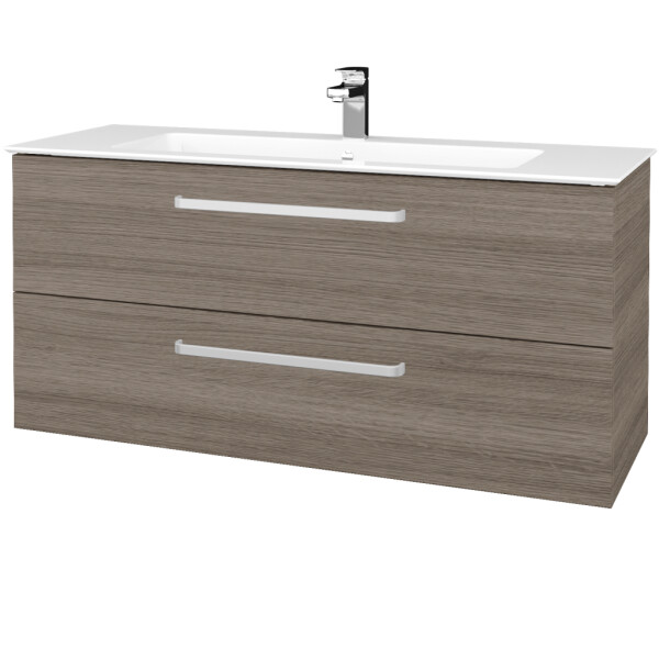 Dřevojas - Umyvadlová skříňka GIO SZZ2 120 - D03 Cafe / Úchytka T01 / D03 Cafe 406547A