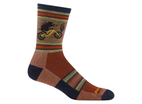 Darn Tough Willoughby Micro Crew Lightweight Cushion pánské ponožky Chestnut vel. M (41-42)