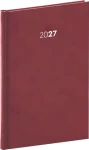 NOTIQUE Balakon 2027 bordó / Týdenní diář / A5 / 15 × 21 cm