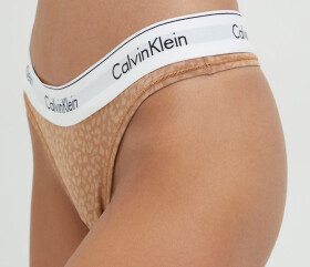 Dámské tanga Calvin Calvin hnědá/vzor