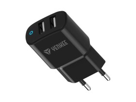 Adaptér USB YENKEE YAC 2024 Dual - rozbaleno - roztržený a pomačkaný obal