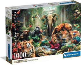 Puzzle Tajemná džungle 1000 dílků