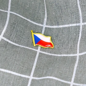 Pinarna.cz Vlajka České republiky se zlatým okrajem