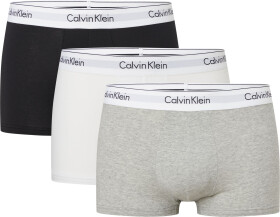 Pánské trenky Pack Trunks Modern Cotton 000NB2380AMP1 černá/bílá/šedá Calvin Klein