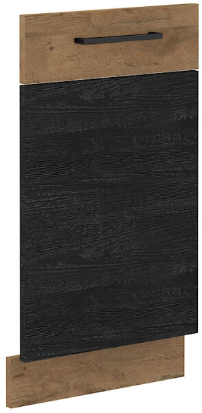Dvířka na vestavnou myčku nádobí Vigo ZM 713x446 Barva korpusu: Dub Lancelot, Barva dvířek: Dark wood