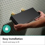 HANSGROHE - ShowerTablet Select Termostatická sprchová baterie, matná černá 13158670