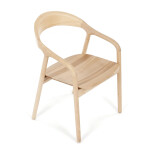Jídelní židle, přírodní, dřevo, DCH-V3202 NAT