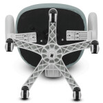 Dětská židle, výškově nastavitelná, zelená síťovina, KA-K1062 GRN