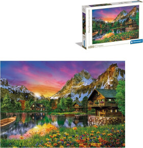 Puzzle Jezero v Alpách 6000 dílků - Clementoni