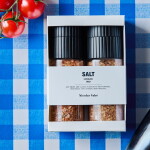 Nicolas Vahé Dárková sada solí – Smoked / BBQ, černá barva, sklo