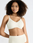 Dámská podprsenka GO Daily Cotton Soft bra - Sloggi hedvábně bílá (00GZ) 000S