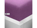 Stanex Froté napínací prostěradlo fialové ROZMĚR: (š/d/v) 90 x 200 x 20 cm