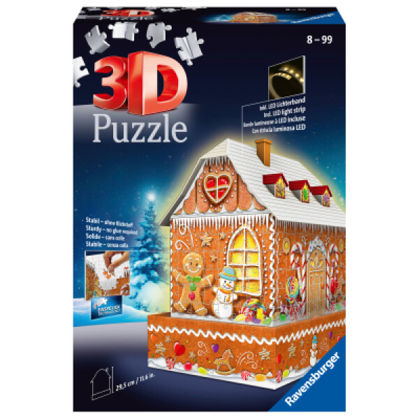 Puzzle 3D Perníková chaloupka 216