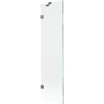 MEXEN/S - Lunar vanová zástěna FIX 50 x 150, transparent, grafit metal 897-050-000-95-00