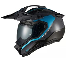 Helma na moto Nexx X.Rally Yuma grey/blue - M