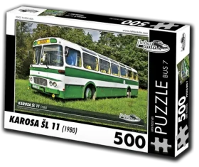 RETRO-AUTA Puzzle BUS č.7 Karosa ŠL 11 (1980)