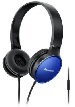 Rozbaleno - Panasonic RP-HF300ME-A / Sluchátka s mikrofonem / jack 3.5mm / modrá / rozbaleno (RP-HF300ME-A.rozbaleno)