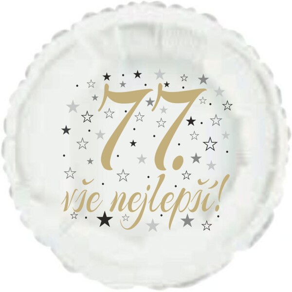 77. narozeniny balónek kruh Balonky.cz 77. narozeniny balónek kruh Balonky.cz