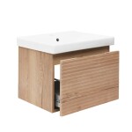 Koupelnová skříňka s umyvadlem Naturel Savona 58x43x44,8 cm dub halifax mat SAVONA60DHU1 SAVONA60DHU1