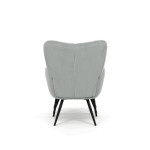 Relaxační křeslo, modrá, manšestrová látka, AK-L7285 BLUE6