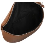 Módní dámská kožená ledvinka Sotiria, koňaková