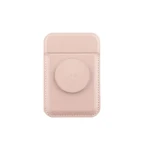 UNIQ FLIXA magnetická peněženka a stojánek s úchytem na mobilní telefon růžová (8886463687062)