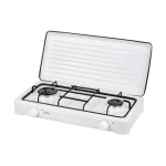 KN-02/1K bílá / Vařič / plynový / 2 plotny / 3900 W / 285 g/h (KN-02/1K)