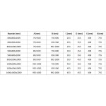 MEXEN/S - Lunar L sprchový kout čtvrtkruh křídlový 80 x 80, transparent, grafit metal 833L-080L-080P-95-00