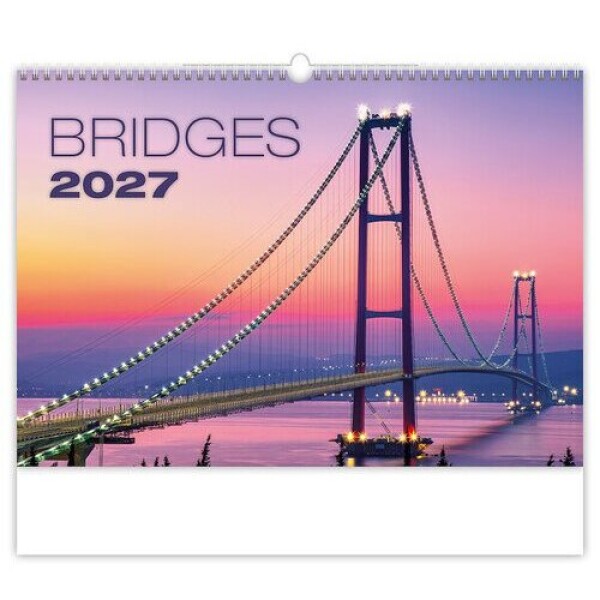 Kalendář nástěnný 2027 - Bridges