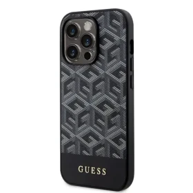Pouzdro Guess PU G Cube MagSafe iPhone 14 Pro černé