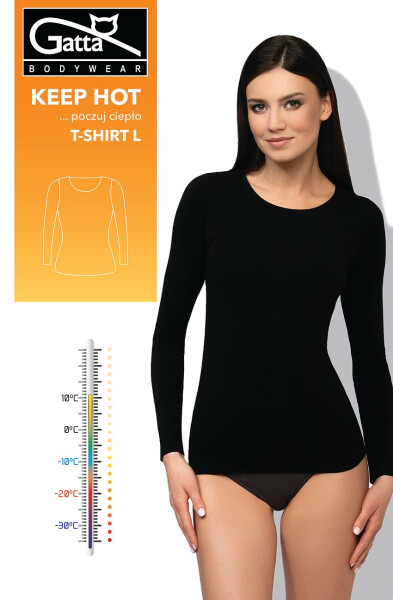Dámský nátělník Gatta 42077 T-Shirt Keep Hot Women S-XL černá