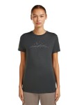 ICEBREAKER Wmns Mer 150 Tech Lite SS Tee Sparkling Sta, Obsidian velikost: XS