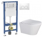 GEBERIT DuofixBasic s bílým tlačítkem DELTA21 + WC MYJOYS MY1 + SEDÁTKO 458.103.00.2 21BI MY1