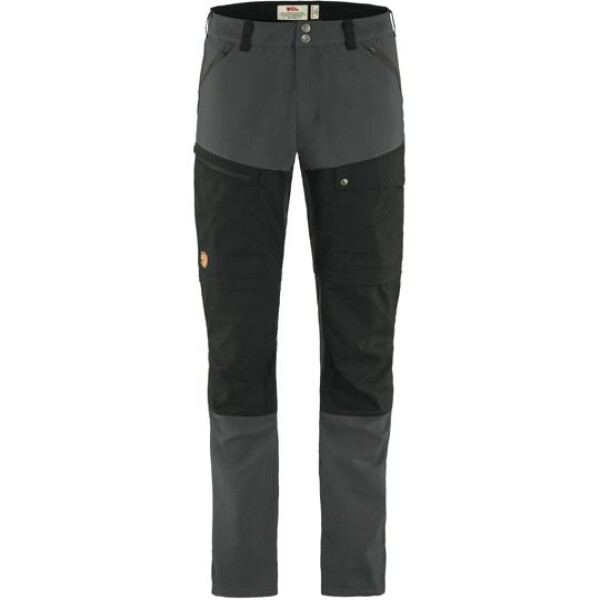 Abisko Midsummer Zip Off Trousers Barva DARK GREY-BLACK, Velikost